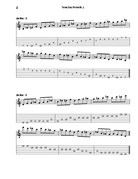 Tritone Scale - Pattern No.1