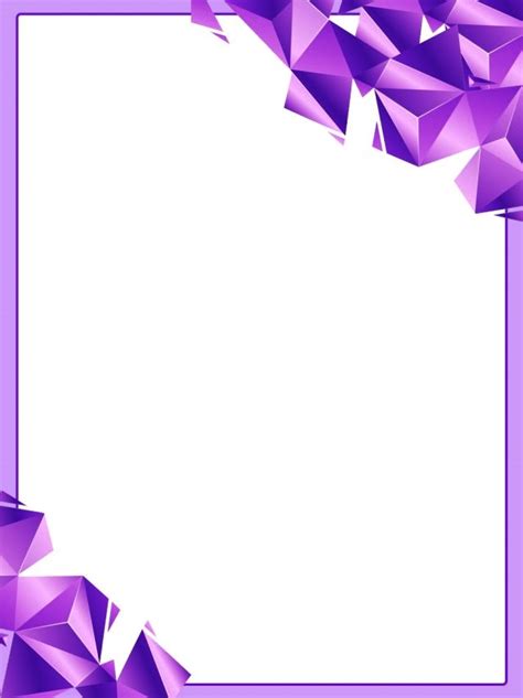 Pure Purple Gradient Low Polygon Border Ad Background | Powerpoint background design, Poster ...