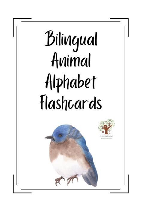 Animal ABC ABC Flashcards Alphabet Flashcards - Etsy