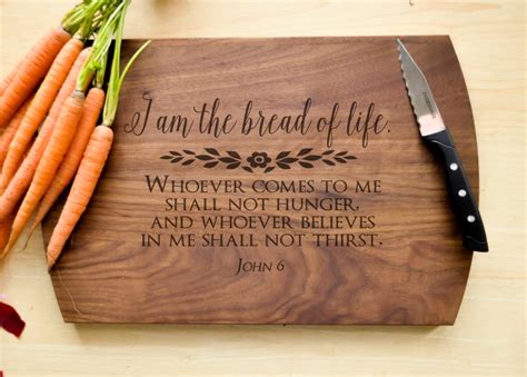 Bread of Life Cutting Board Christian Cutting Board | Etsy