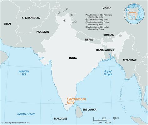 Cardamom Hills | India, Map, & Facts | Britannica