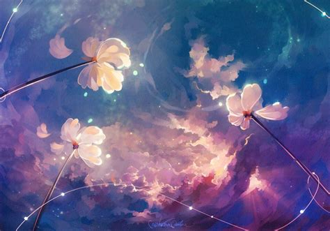 Magical flowers by MarinaMichkina on DeviantArt