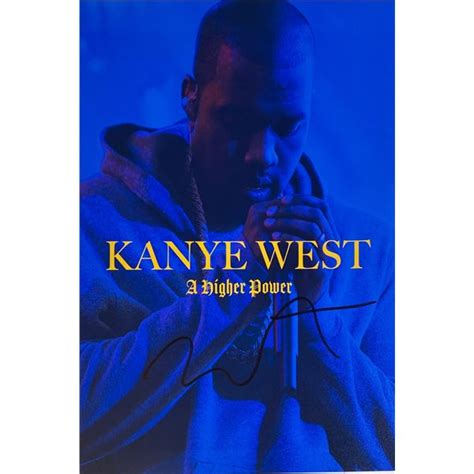 Autograph Signed Kanye West Photo