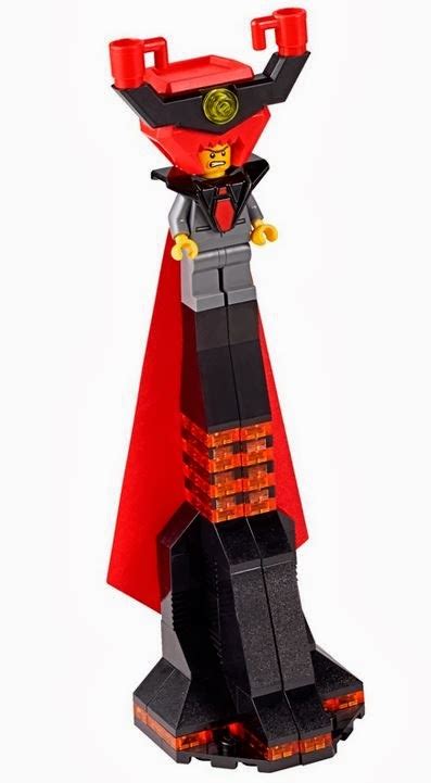 The Lego Movie President Lord Business Minifigure Red Cape Bricks | eBay