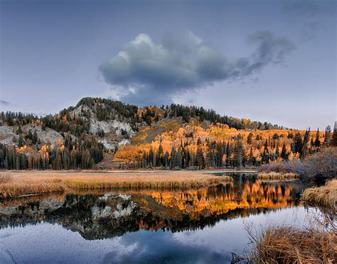 Silver Lake Fall Morning Photograph by Kayta Kobayashi