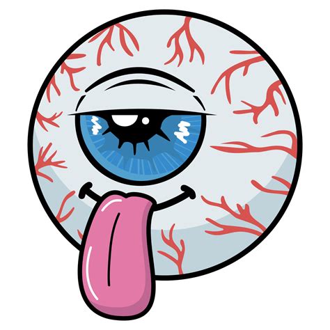 Big blood eye ball monster cartoon 12025304 Vector Art at Vecteezy