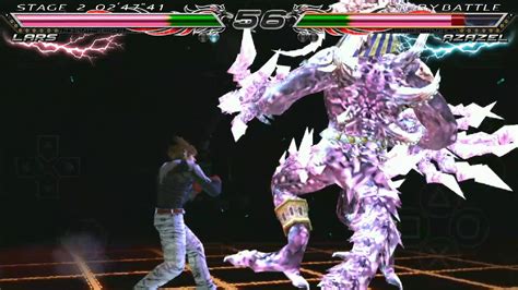 Lars vs azazel fight || new tekken 7 psp game - YouTube