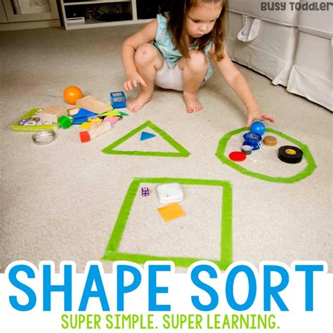 Shape Sorting Activity: Go Beyond Memorizing - Busy Toddler