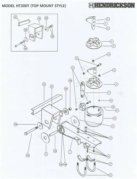 HENDRICKSON SUSPENSION SCHEMATIC GUIDE - TRAILER