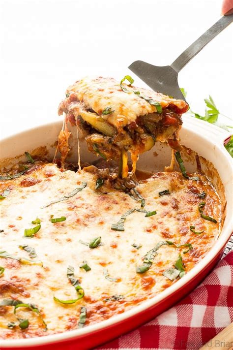 Mushroom Zucchini Lasagna - Fox and Briar