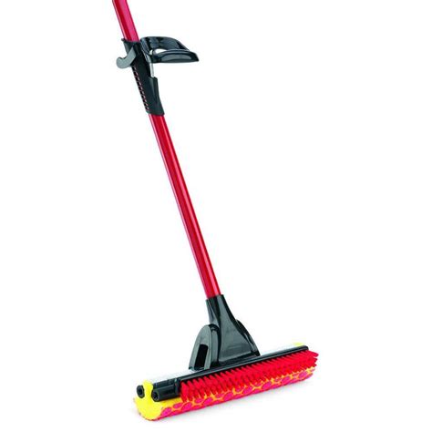 Libman Roller Mop with Scrub Brush-955 - The Home Depot