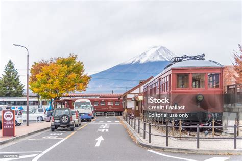 Kawaguchiko Station With Mtfuji In The Background Kawaguchiko Station Is A Railway Station On ...