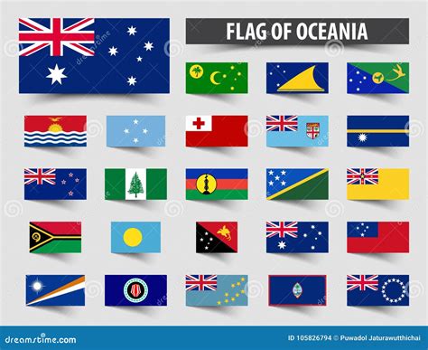 Oceania Flags