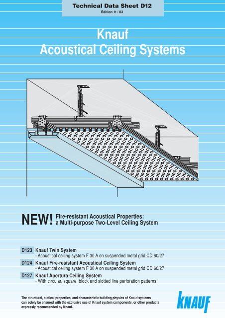 Knauf Ceiling Gypsum Board Datasheet Pdf | Americanwarmoms.org