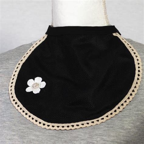 Fashion Neck Stoma Cover (1 Count) (Black)