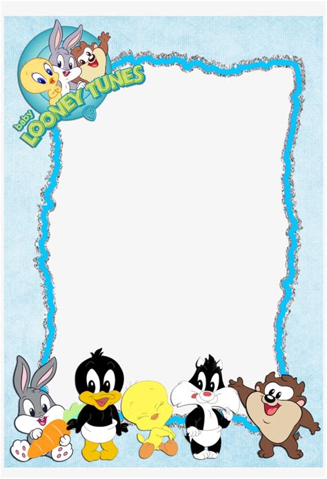 Looney Tunes Frame Png Clipart Tasmanian Devil Looney - Baby Looney ...