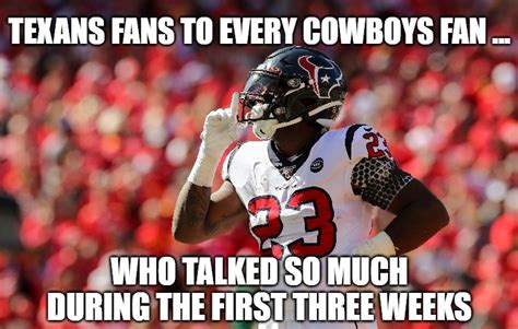 Hilarious memes praise Texans' win, mock Cowboys' loss