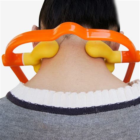 Portable Neck Relax Neck Pain Relief Massager Rotating Massage Heads ...