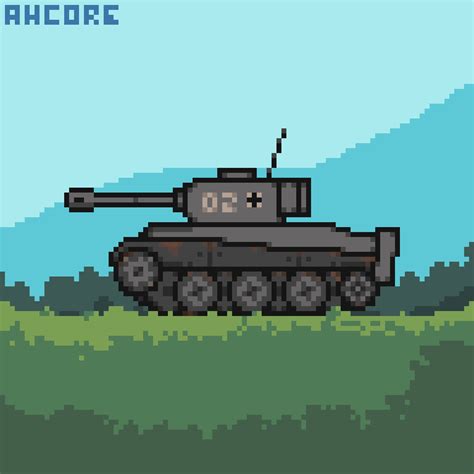 ArtStation - Tank Pixel-Art