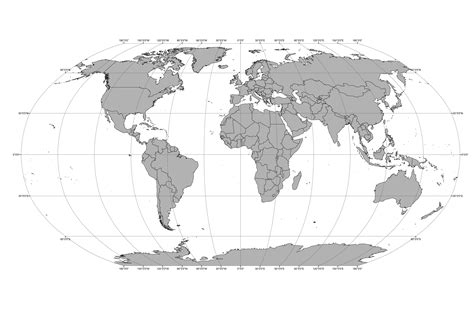 World Map Vector Outline at Vectorified.com | Collection of World Map ...