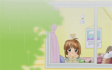 Cardcaptor Sakura HD Wallpaper: A Cozy Moment by the Window