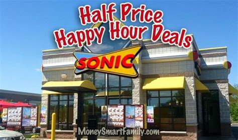 Sonic Happy Hour Drink Specials - Save Money 50% Off Deals 2024