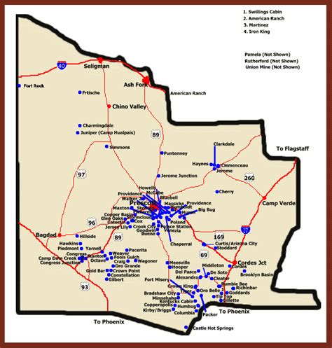 Ghost Towns of Arizona - Yavapai County Arizona ghost towns