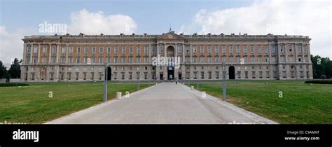 View of the Baroque front facade of the sumptuous 18th century Palace ...