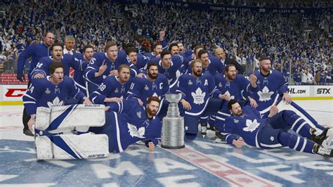 The Toronto Maple Leafs win the Stanley Cup in 2023 against the Chicago ...