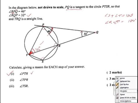 Circle Theorems (CXC CSEC and GCSE Math Revision) | Circle theorems ...