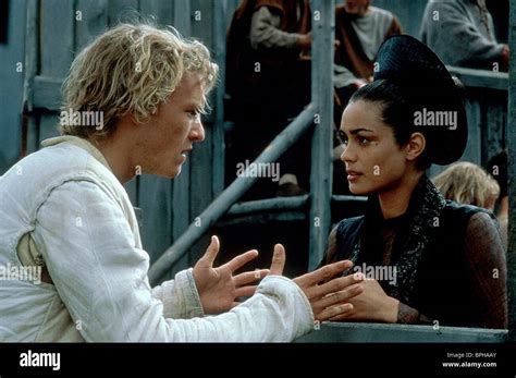 HEATH LEDGER SHANNYN SOSSAMON A KNIGHT'S TALE (2001 Stock Photo ...