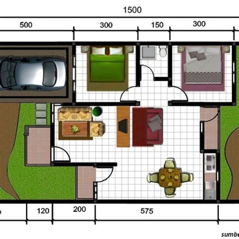 30 Gambar denah rumah ukuran 6x10 meter | [A [C [C [C [C [C [C [C [C [C [C [C [C [C [C [C [C [C ...