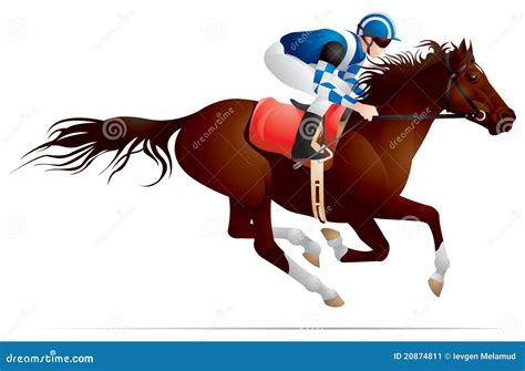 Derby, Equestrian Sport Horse and Rider 3 Stock Vector - Illustration ...