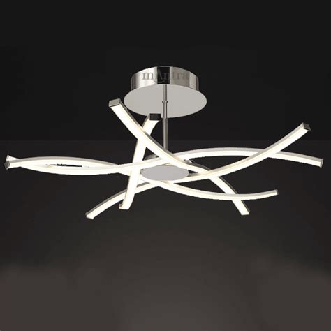 Mantra M5917 Aire Large LED Dimmable Semi Flush Ceiling Light