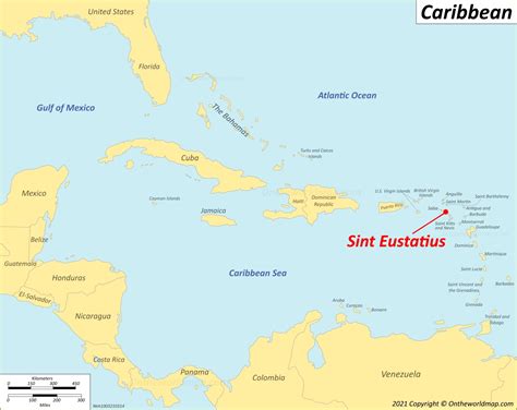 Sint Eustatius Map | Caribbean Netherlands | Detailed Map of Sint ...