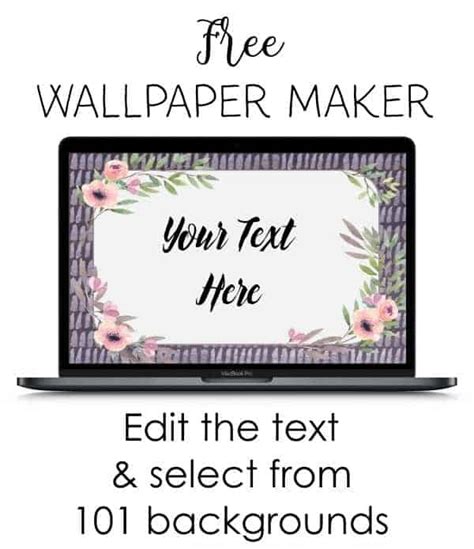 Free Wallpaper Maker | Customize Online | No Registration Required