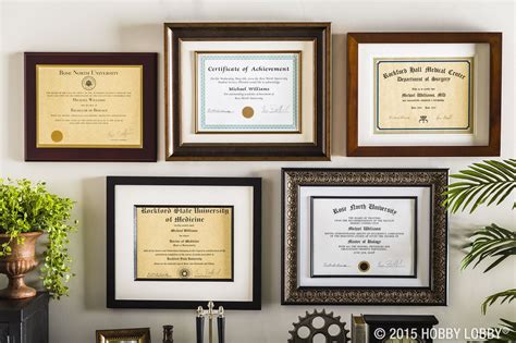 Diploma Frames | Shop Hobby Lobby | Diploma wall decor, Frame, Diploma wall