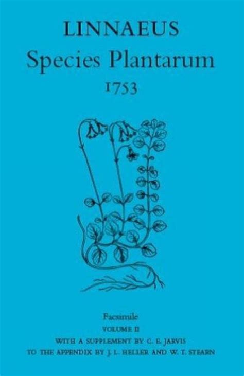 Linnaeus' Species Plantarum 1753, the Ray Society's Facsimile, volume 2 |... | bol.com