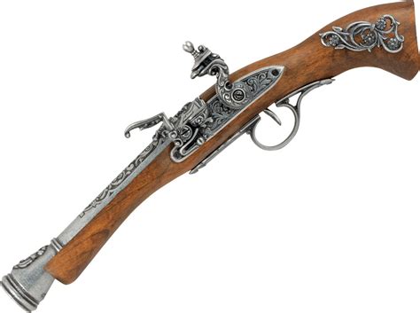 DX1103G Denix 18th Century Pirate Flintlock Pistol Replica