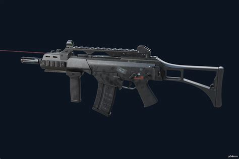 G36C - Rainbow Six Siege 3D Model - 3DHunt.co