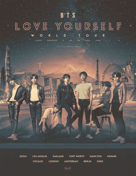 BTS: Love Yourself World Tour 2018 :: Behance