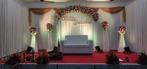 Simple Engagement Stage Decoration Kerala India | Engagement stage ...