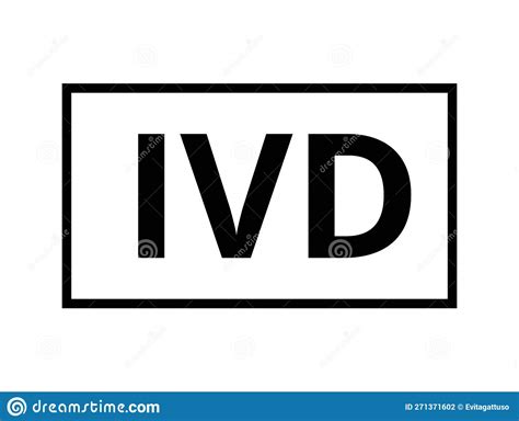 In Vitro Diagnostic Medical Device Symbol. Graphical Symbols for Medical Devices. Stock Vector ...