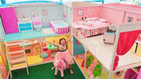 DIY Pink Giant Dollhouse | Barbie doll house, Big doll house, Doll house