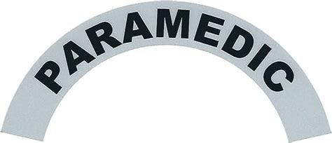 911 Market Paramedic Reflective Vinyl Firefighter Sidebar Sticker Helmet Decal - T 19 Black ...