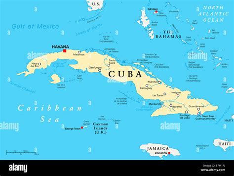 Political Map Of Cuba