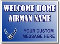 Air Force Welcome Home - Full Color