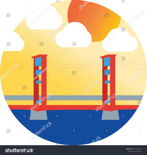 Jembatan Ampera Landmark: Over 3 Royalty-Free Licensable Stock Vectors ...