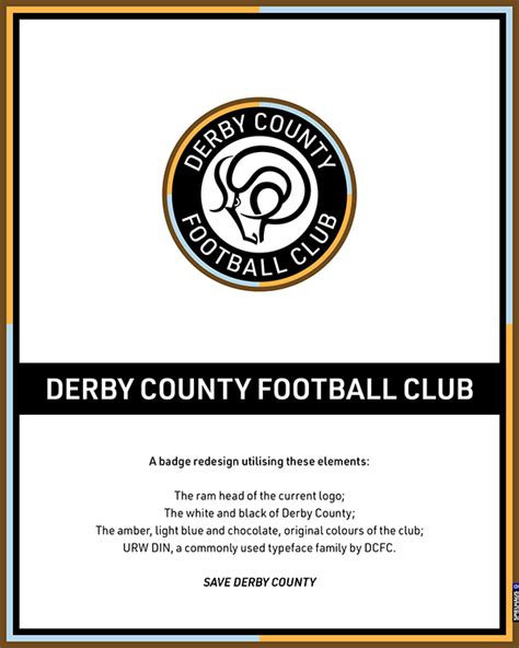 Derby County FC badge redesign | Behance