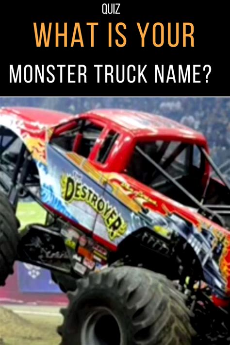 What's Your Monster Truck Name?